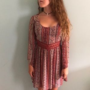 Hollister boho chic dress